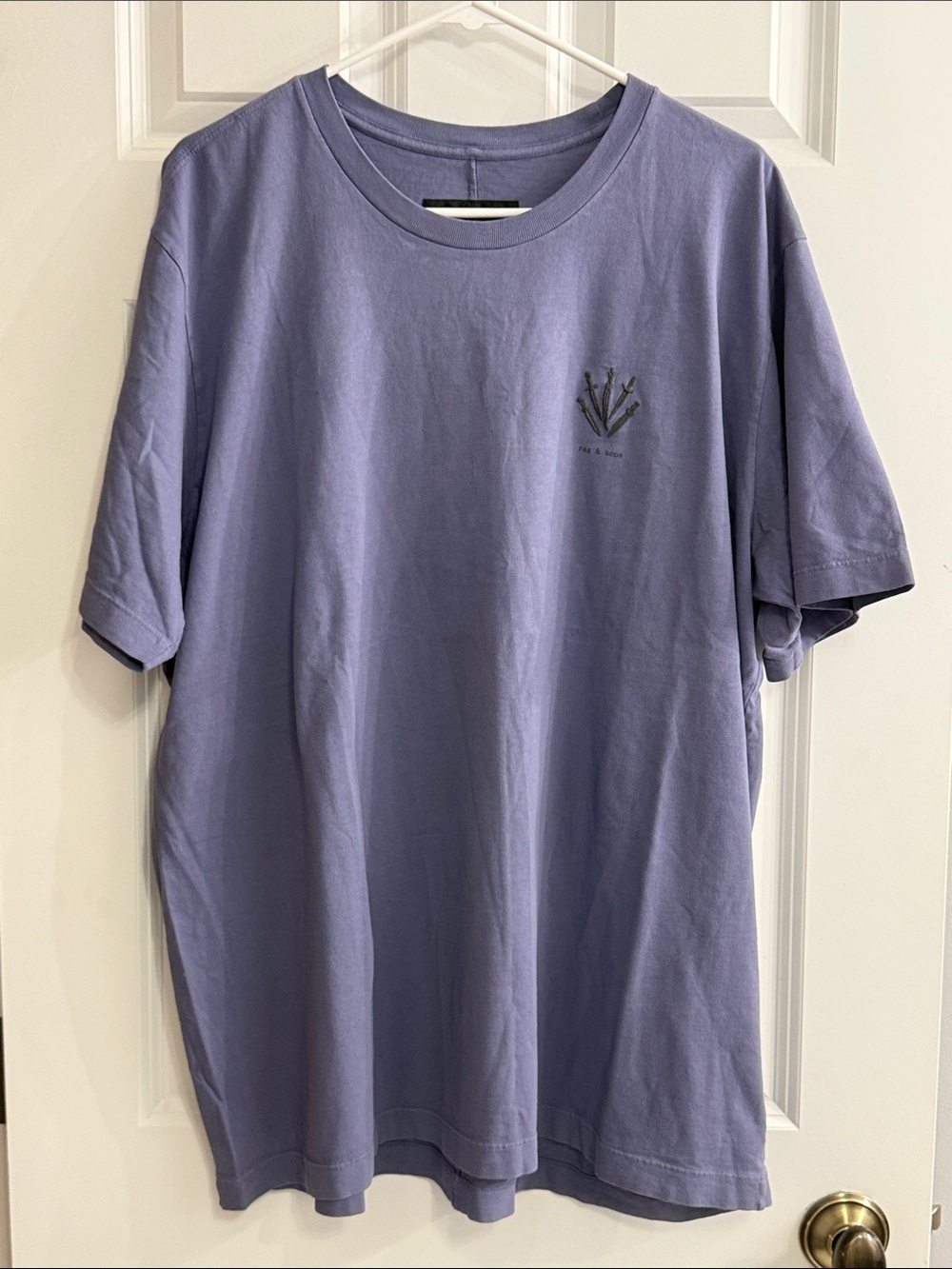 rag & bone Lavender Short-Sleeve Crew Tee NWT